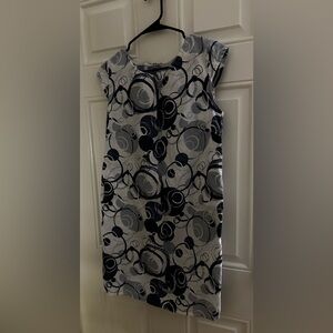 Stylish Gray and Black Women's Dress
